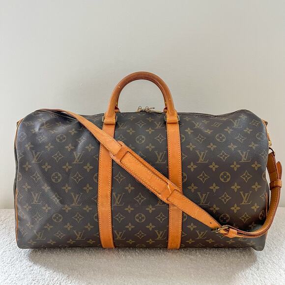 Louis Vuitton Keepall 50 Duffel Bag Monogram With Strap VI0960 - Picture 1 of 13